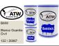 Preview: BMW, Blanco Guardia Civil, 122 / 20067: 500ml Lackdose + 500ml Klarlack + 250ml Härter - Set, von ATW Autoteile West.
